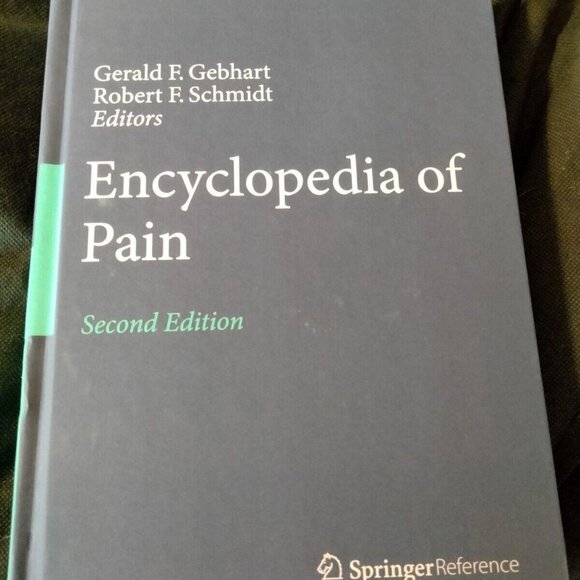 Encyclopedia Of Pain Volume Two Second Edition 2013 Gerald F Gebhart Hardcover - Picture 1 of 4